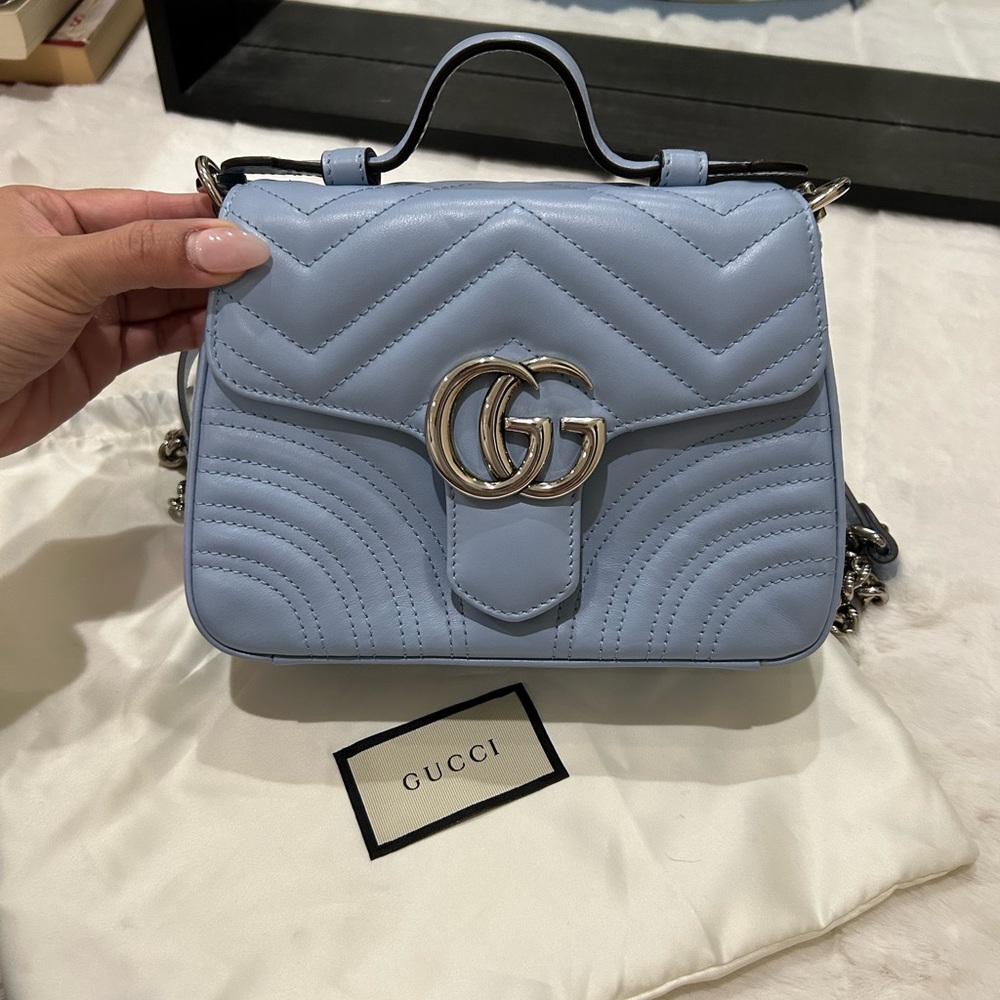 Gucci GG Mini Top Handle Marmont Bag
